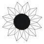 Voir la diapositive 2 : Paris Prix Miroir Mural Design  Soleil  50cm Noir