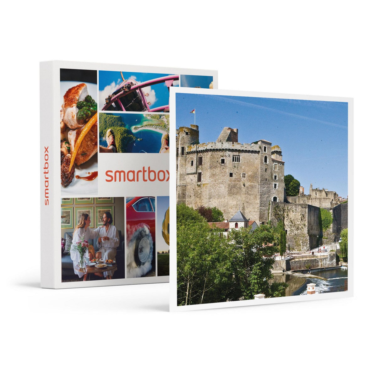 Smartbox Séjour romantique : 2 jours en hôtel 4* avec modelage, dîner et accès au spa près de Nantes - Coffret Cadeau Séjour