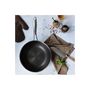 Voir la diapositive 3 : Ogo Poele sauteuse Ogo WOK BLACK CUBE 28 CM EN ACIER INOXYDABLE FOND NID D ABEILLE TOUS FEUX DONT INDUCTION