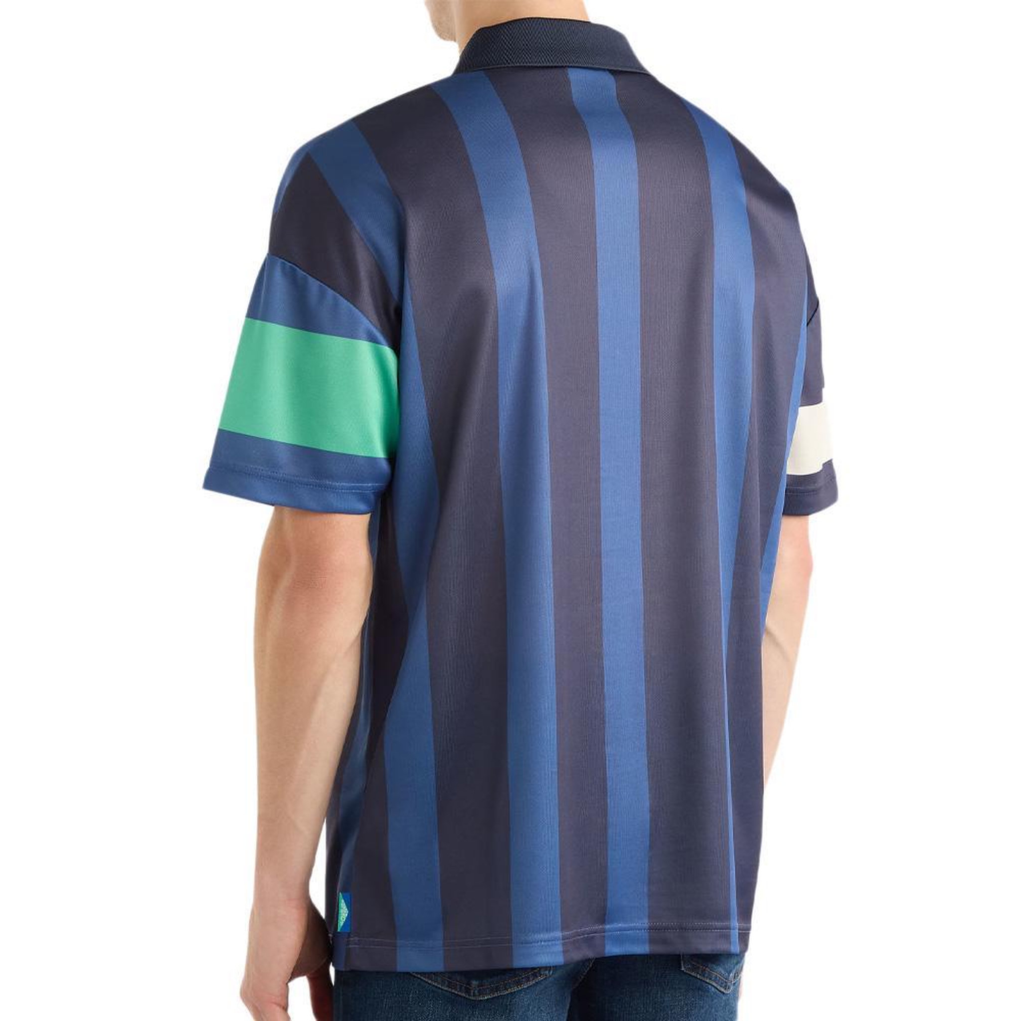Voir la diapositive 2 : UMBRO Polo Marine Homme Umbro Mash