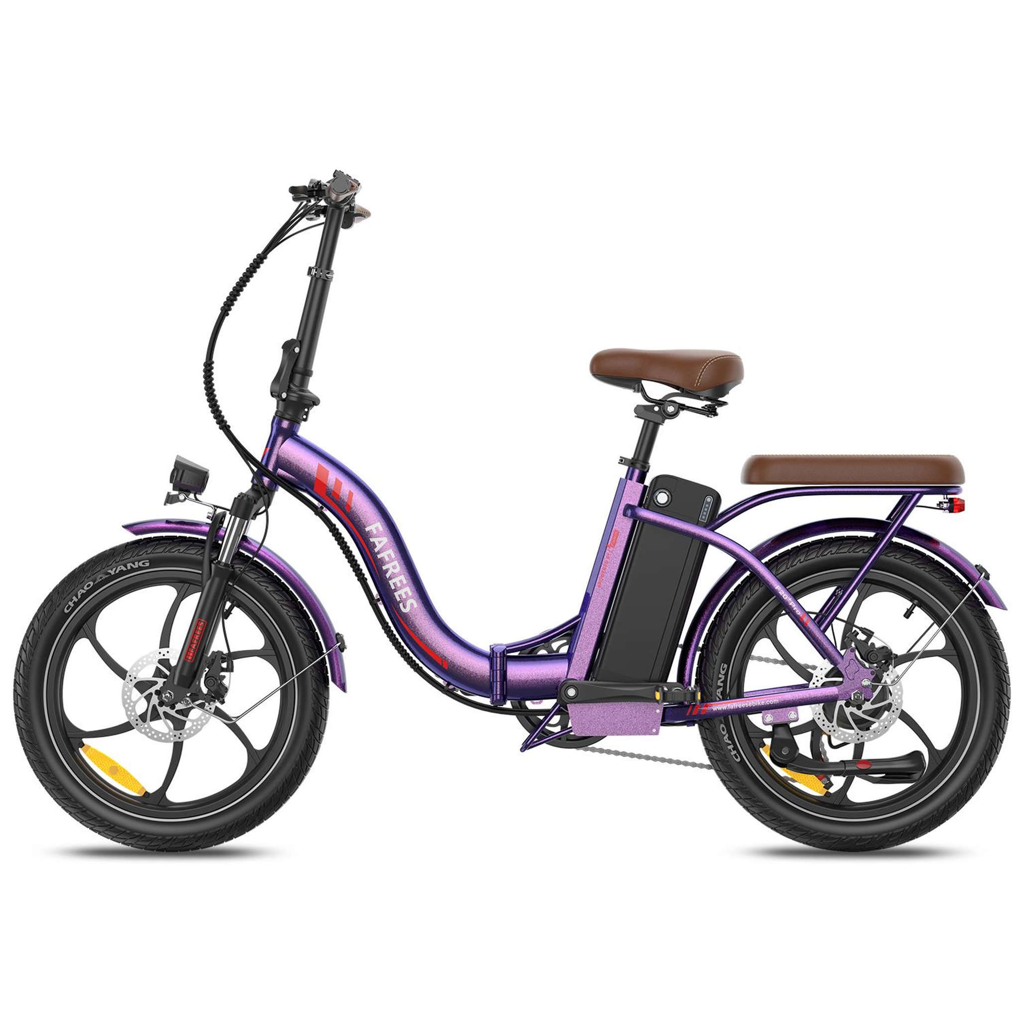 Voir la diapositive 2 : FAFREES Vélo électrique pliable de ville fafrees f20+ pro