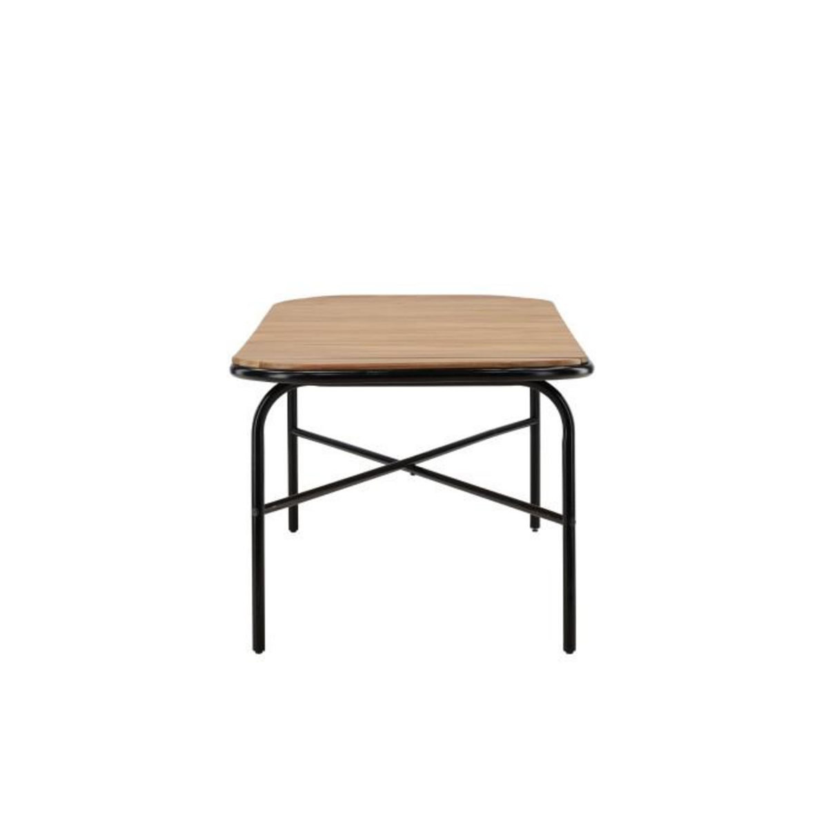 Paris Prix Table de Jardin en Bois  Holmbeck  200cm Naturel