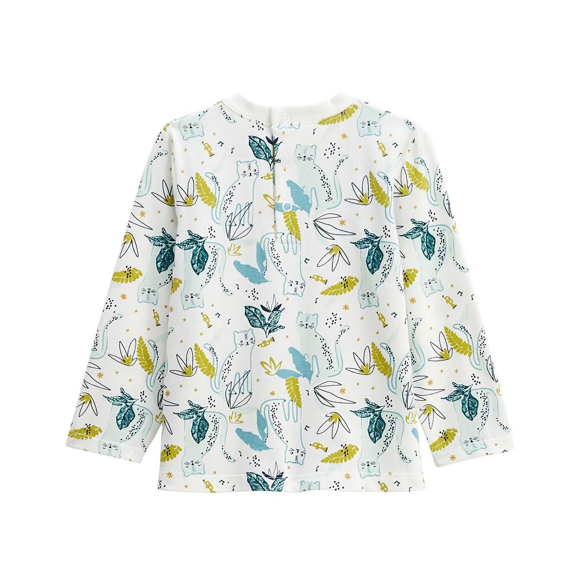 Petit Béguin Lot de 2 t-shirts enfant manches longues Oscar