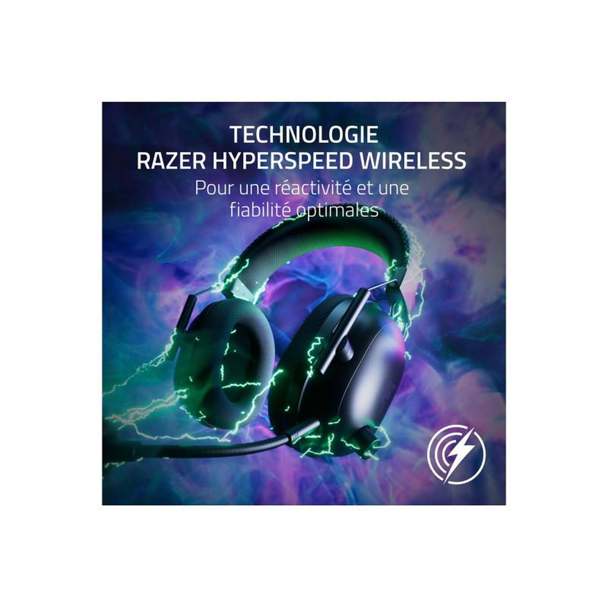 Voir la diapositive 5 : Razer Casque PC Razer sans fil ultra léger BlackShark V2 HyperSpeed Blanc
