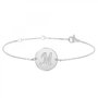 Voir la diapositive 1 : SC CRYSTAL Bracelet lettre M en acier inoxydable par SC Crystal