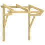 Voir la diapositive 2 : VIDAXL Auvent de porte 100x100x80 cm Bois de pin massif impregne