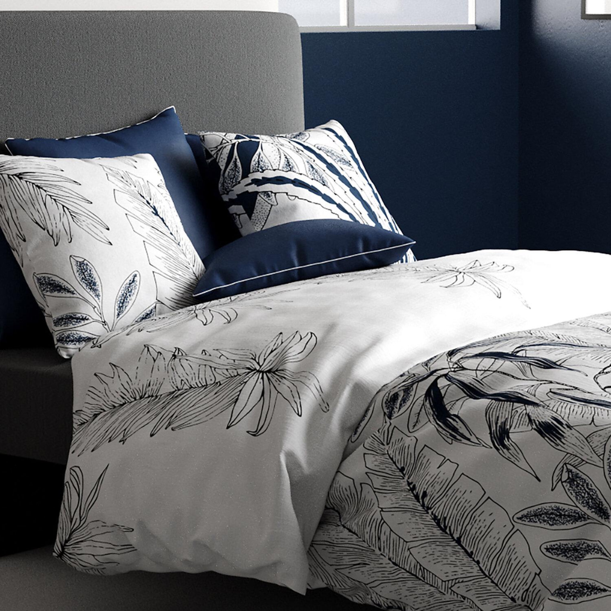 Voir la diapositive 5 : ATELIER DU COTON Parure de drap 100% coton 57fils zanzibar