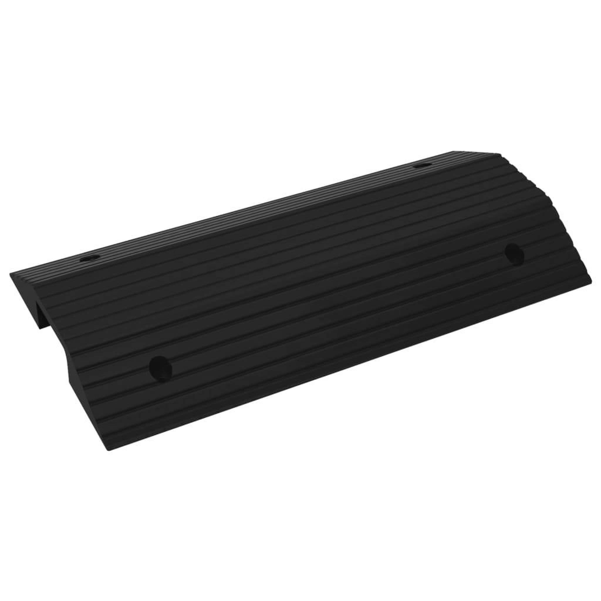 Voir la diapositive 3 : VIDAXL Rampes de seuil de pont 2 pcs 80x40x8 cm Caoutchouc