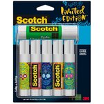 SCOTCH Lot de 5 bâtons de colle 8g Edition limitée Têtes de mort + 1 bâton classic 21g