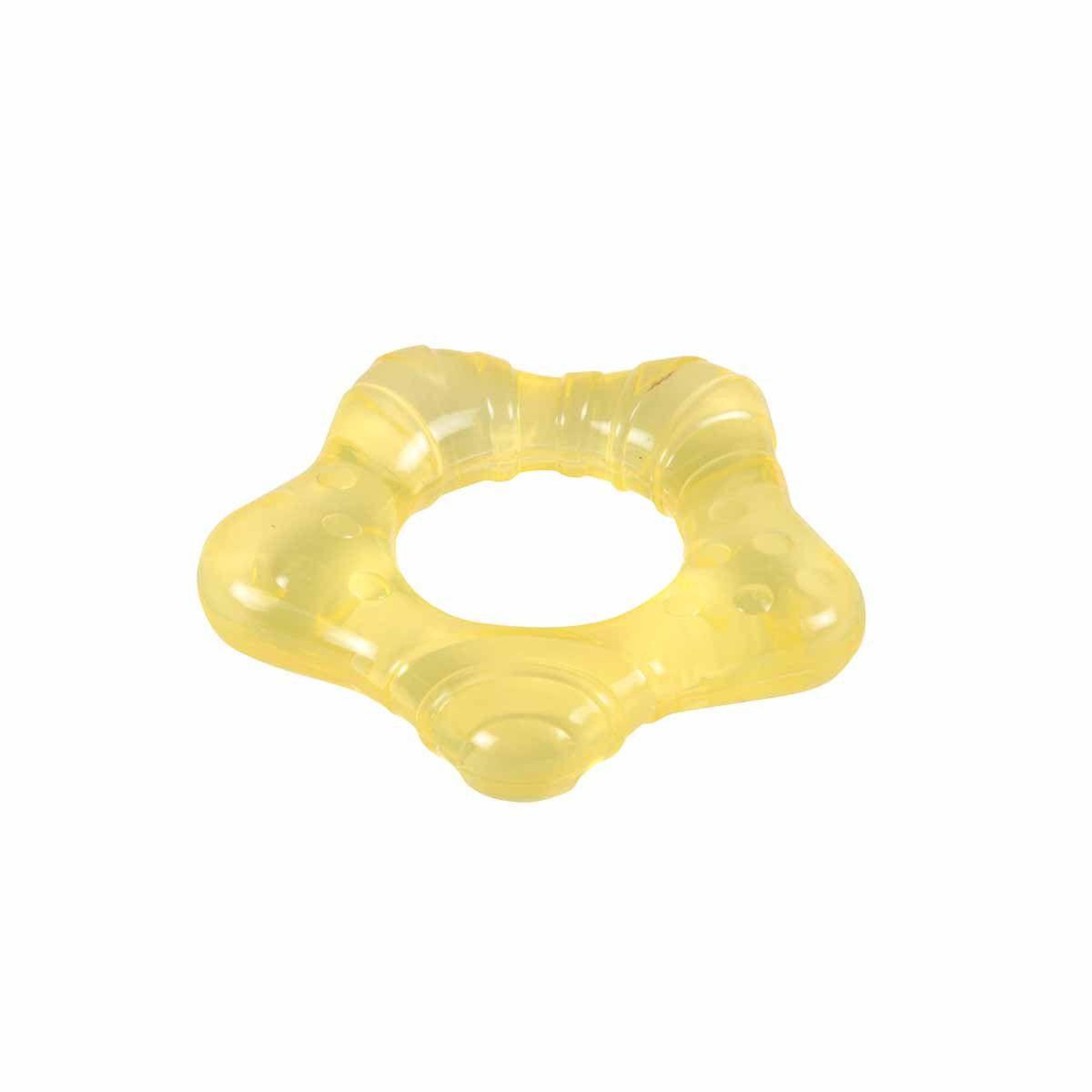 HOMEA Anneau de dentition réfrigérant  étoile  11cm jaune