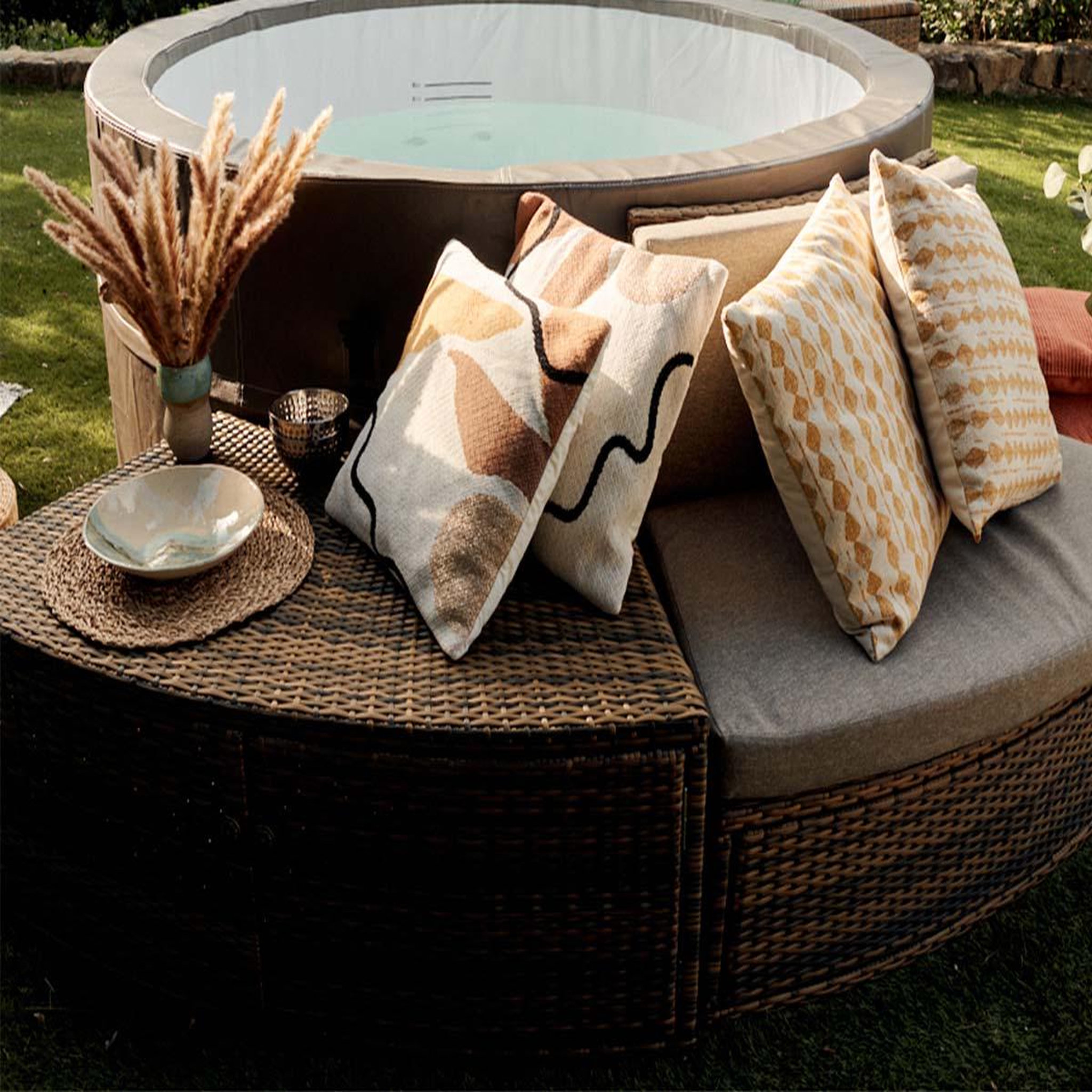 Voir la diapositive 4 : Netspa Mobilier 5 modules pour spa portable semi-rigide Vita Premium - Netspa