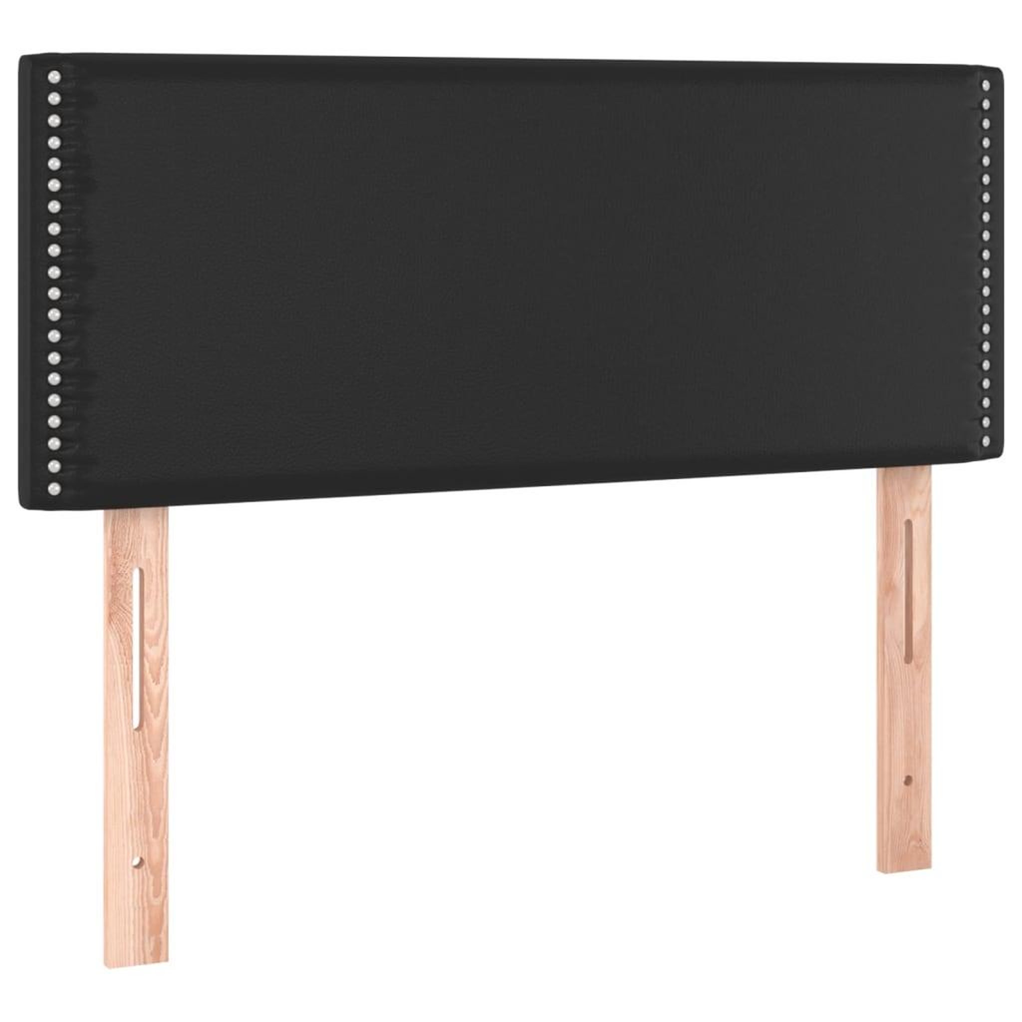 Voir la diapositive 4 : VIDAXL Tete de lit a LED Noir 90x5x78/88 cm Similicuir