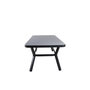 Voir la diapositive 2 : Paris Prix Table de Jardin  Virya  200cm Noir & Gris