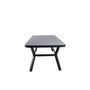 Voir la diapositive 2 : Paris Prix Table de Jardin  Virya  200cm Noir & Gris