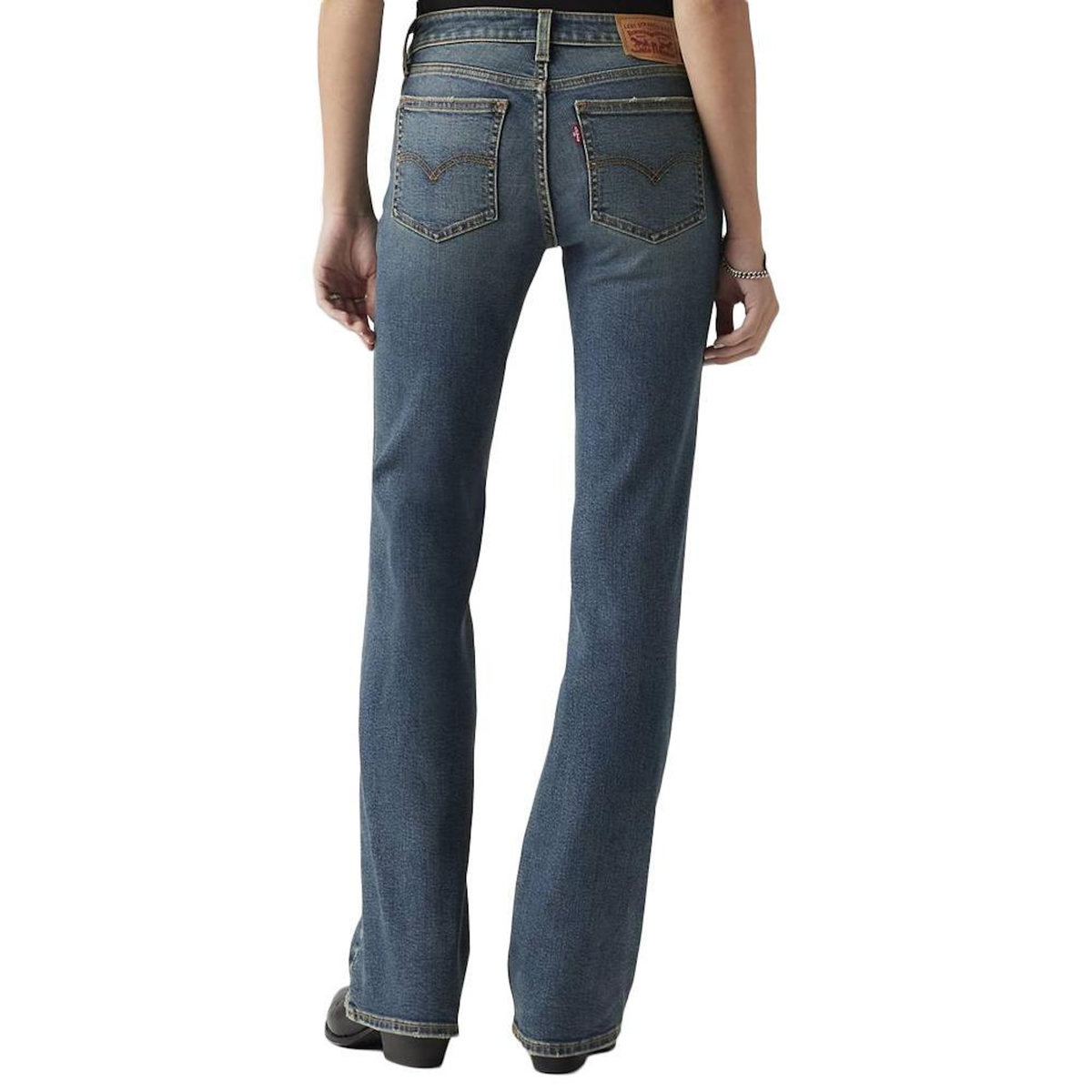 Levi's Jean Bleu Foncé Femme Levi's Superlow