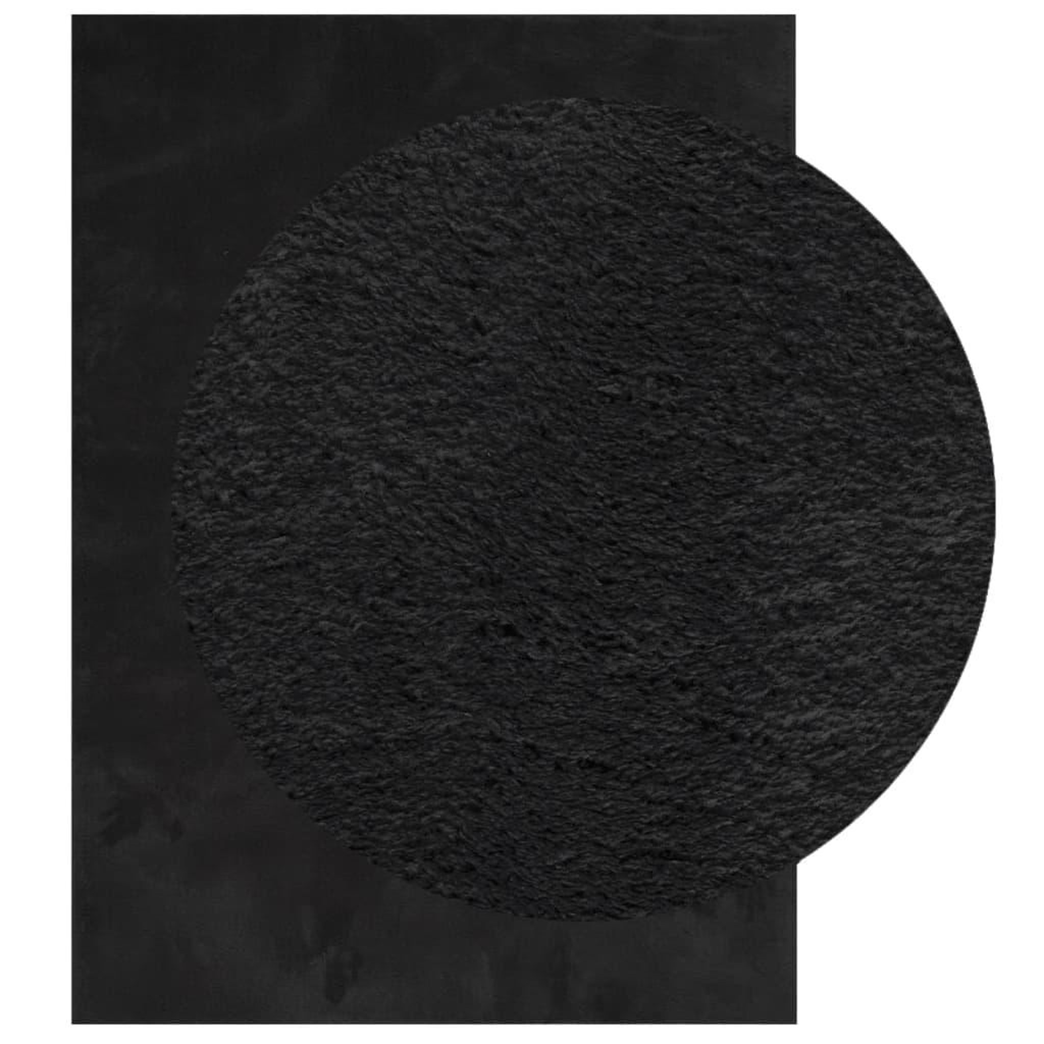 Voir la diapositive 3 : VIDAXL Tapis HUARTE a poils courts doux et lavable noir 160x230 cm