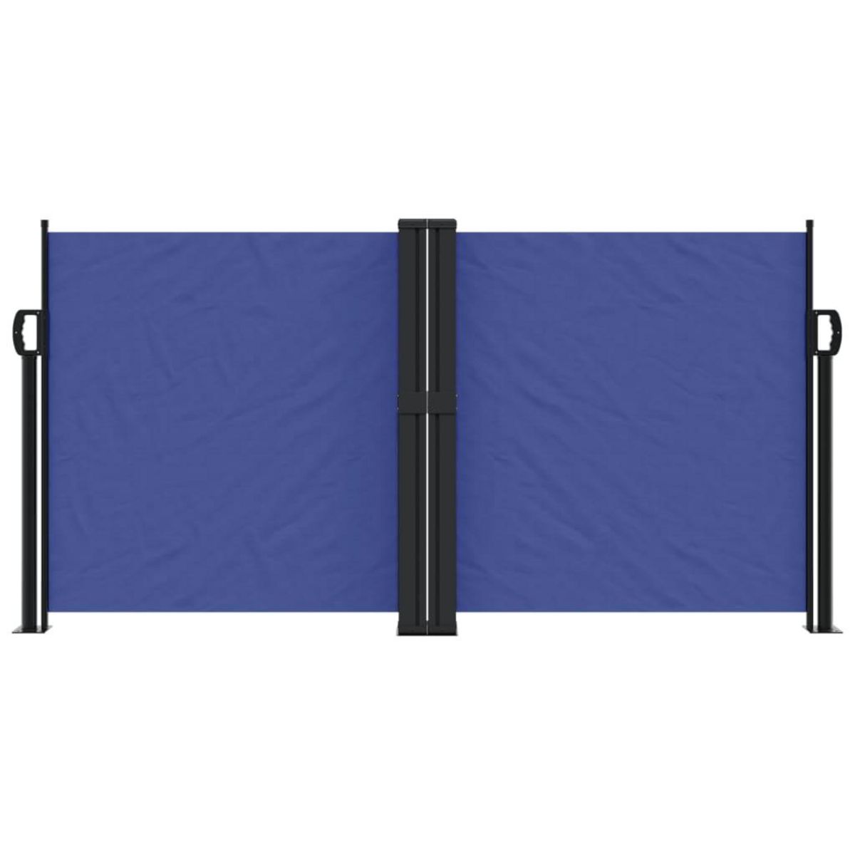 VIDAXL Auvent lateral retractable bleu 120x600 cm