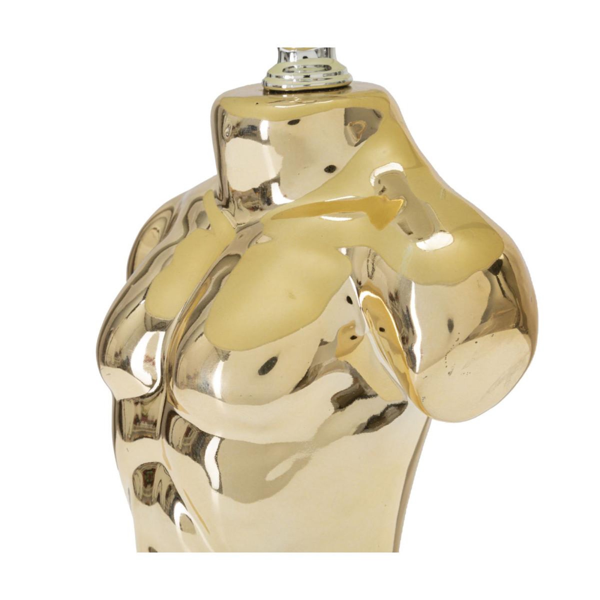 Voir la diapositive 3 : Paris Prix Lampe à poser en céramique  man  42cm or