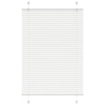 VIDAXL Store plisse blanc 95x100 cm largeur du tissu 94,4 cm polyester