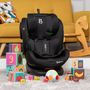 Voir la diapositive 5 : BEBELISSIMO BEBELISSIMO - Siège auto Isofix - pivotant 360 ° - groupe 0+/1/2/3 - (0-36kg) - i-Leto - noir - protections latérales