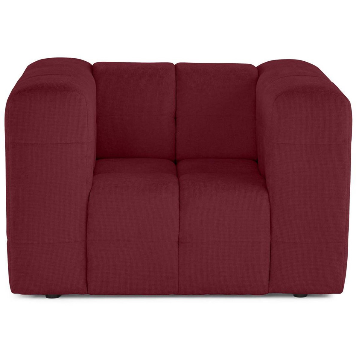 LISA DESIGN Suzano - fauteuil en tissu texturé