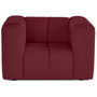 Voir la diapositive 3 : LISA DESIGN Suzano - fauteuil en tissu texturé