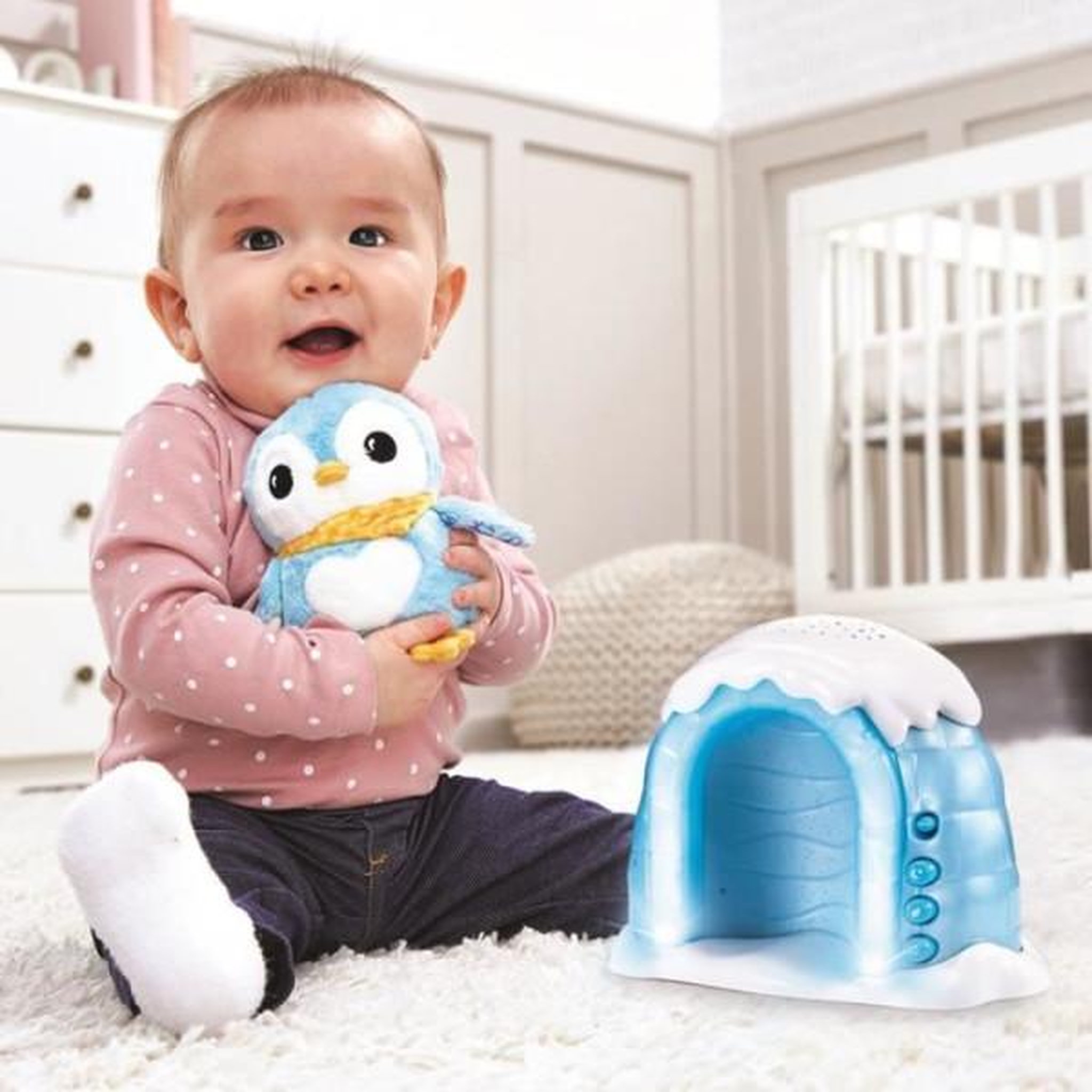 Voir la diapositive 6 : VTECH BABY Vtech veilleuse p'tit pingouin nuit etoilee