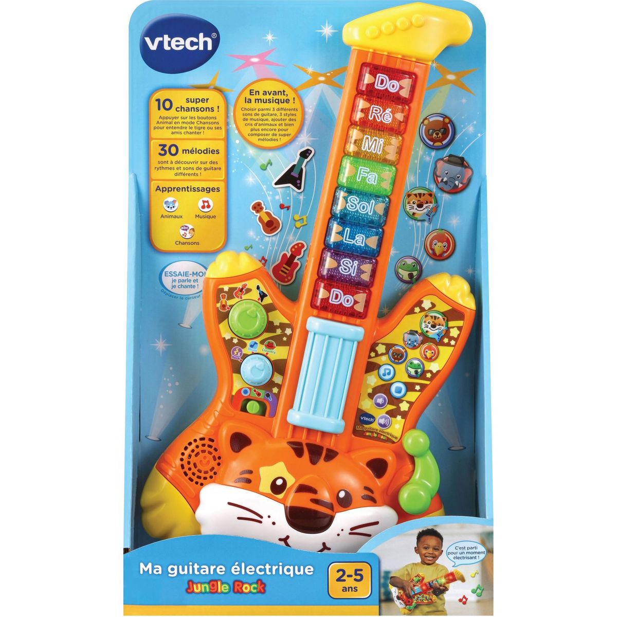 VTECH BABY Jungle rock guitare électrique tigre