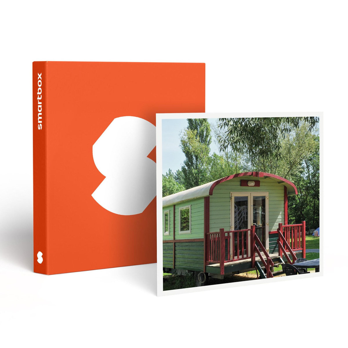 Smartbox Séjour insolite en famille : 2 jours bucoliques en roulotte près de Cognac - Coffret Cadeau Séjour