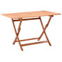 Voir la diapositive 1 : VIDAXL Table pliable de jardin 120x70x75 cm Bois d'eucalyptus solide