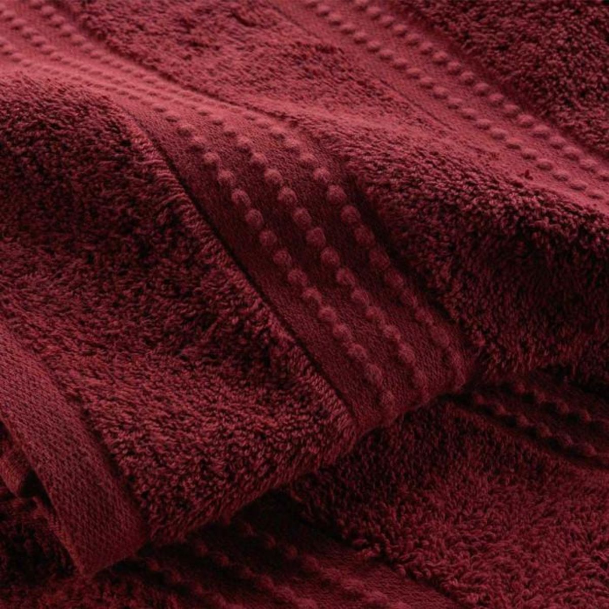Paris Prix Serviette de Toilette  Excellence  50x90cm Bordeaux