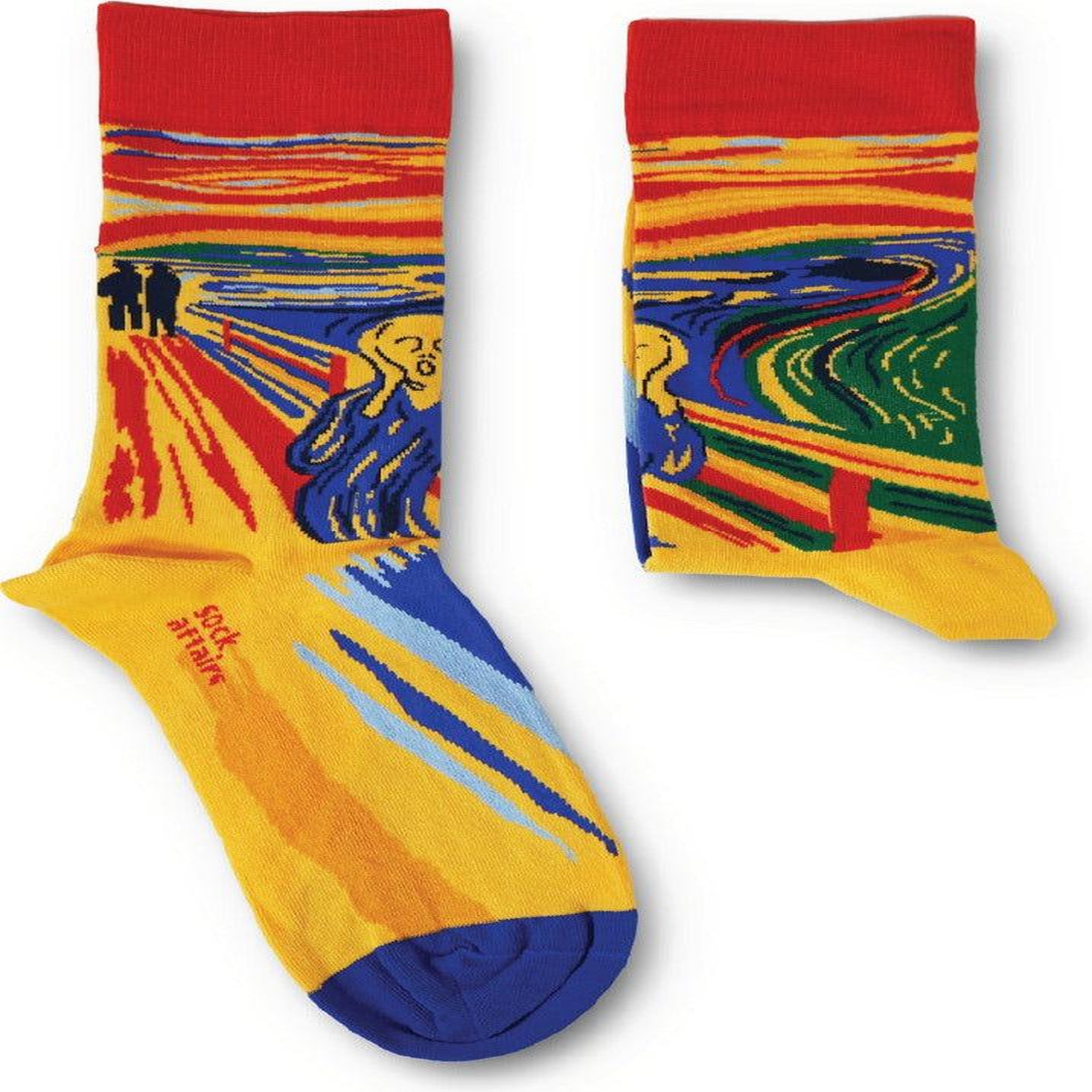 Voir la diapositive 4 : SOCK AFFAIRS Chaussettes le cri de munch