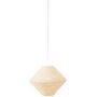 Voir la diapositive 2 : Paris Prix Lampe Suspension en Raphia  Soucoupe  40cm Blanc
