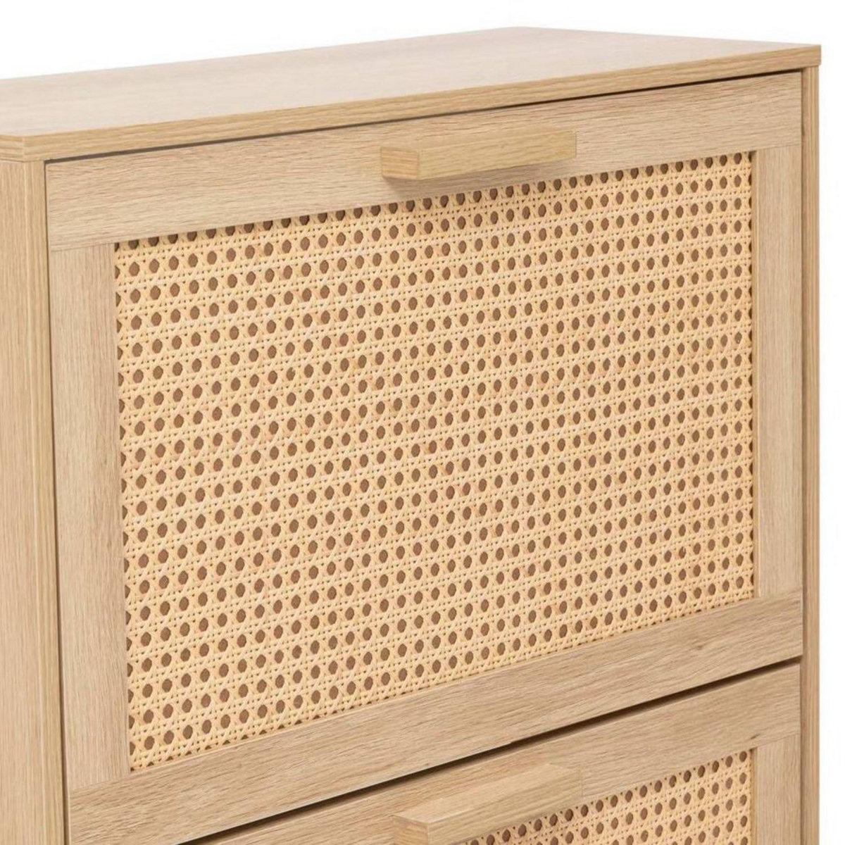 FIVE Range chaussures 3 portes effet cannage DRAWY - Beige