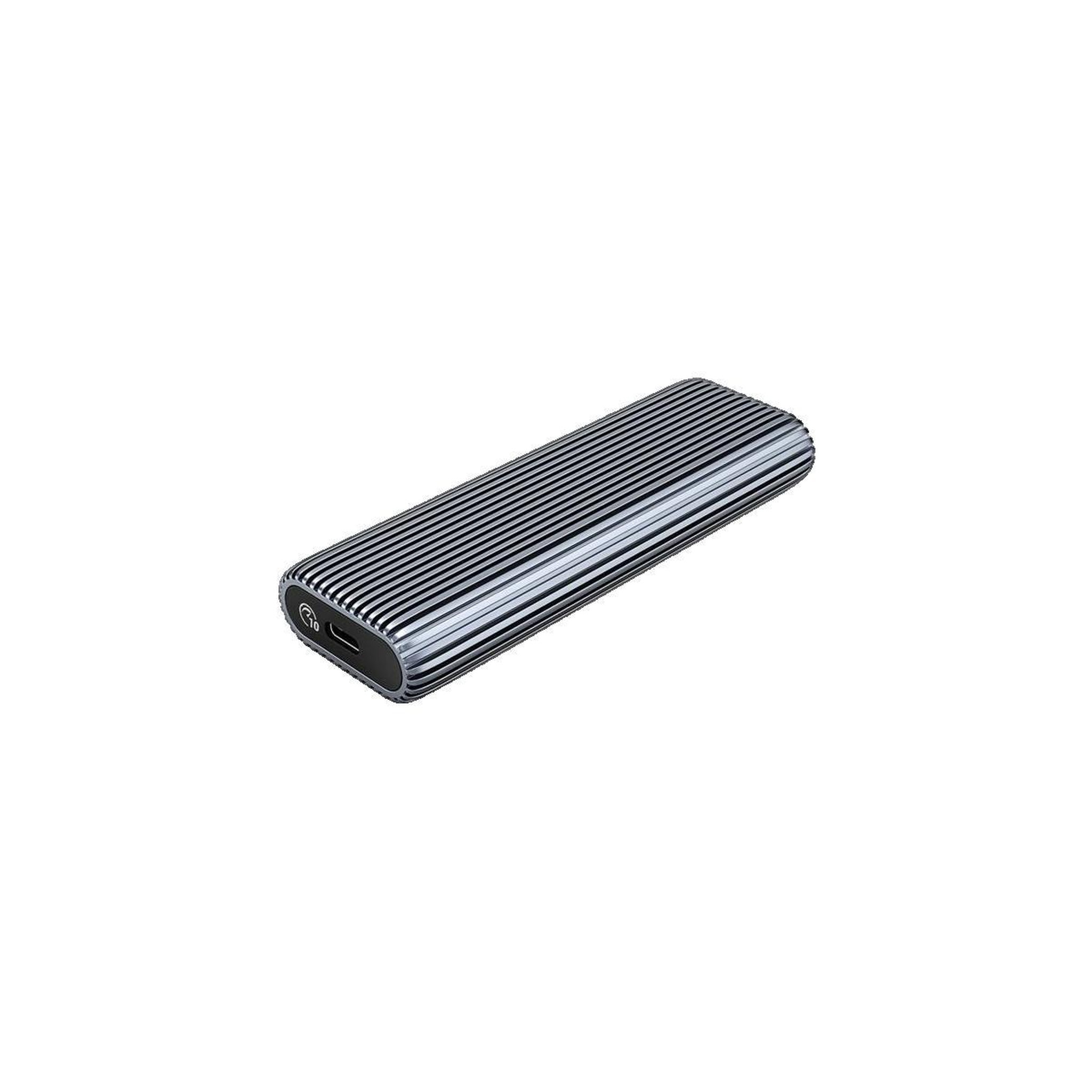 Voir la diapositive 1 : ORICE Boîtier disque dur externe Orico AM2C3-G2 USB-C 3.2 gris