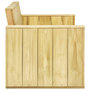 Voir la diapositive 5 : VIDAXL Salon de jardin 2 pcs Bois de pin impregne