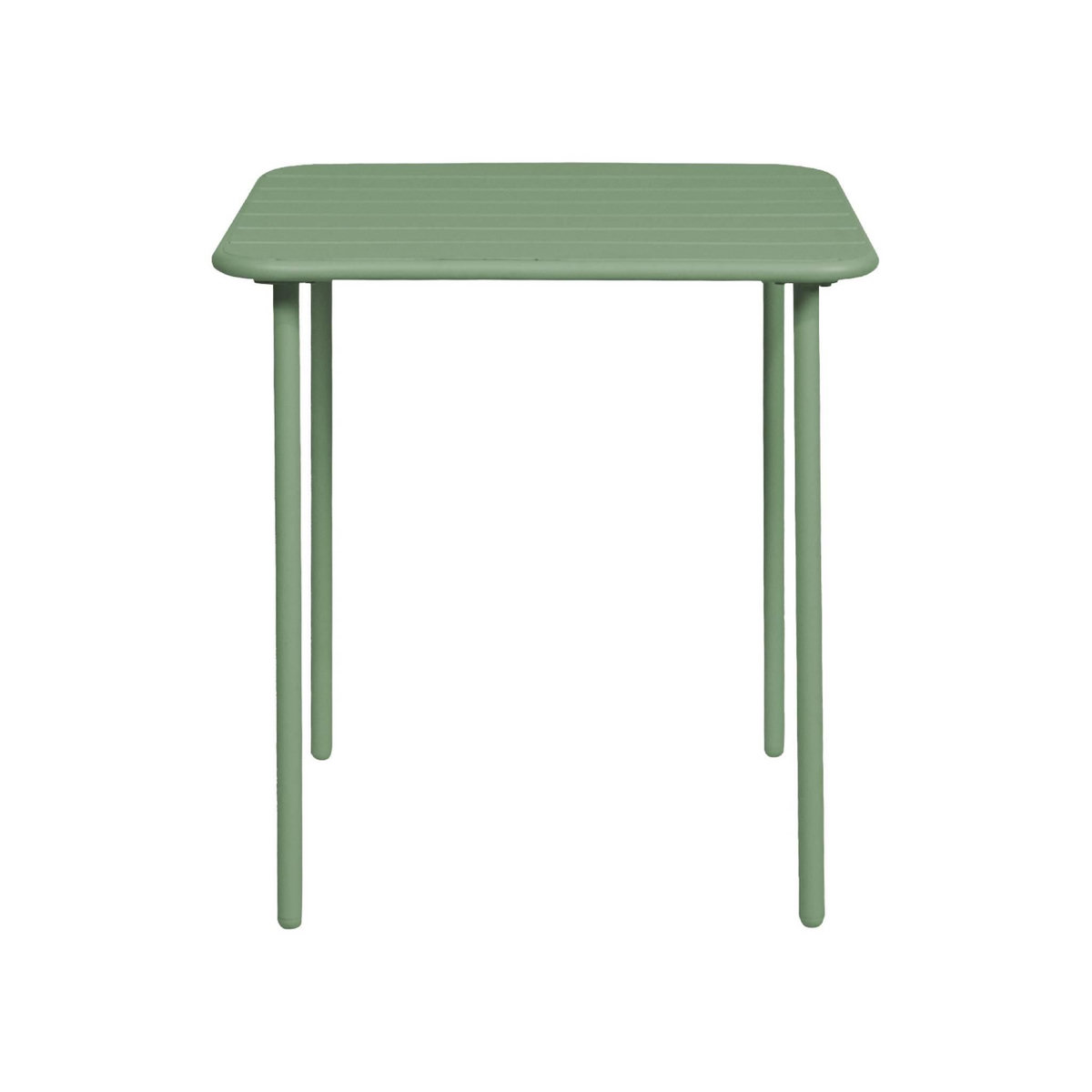 SWEEEK Table de jardin métal 2 places, Amelia 70 x 70cm