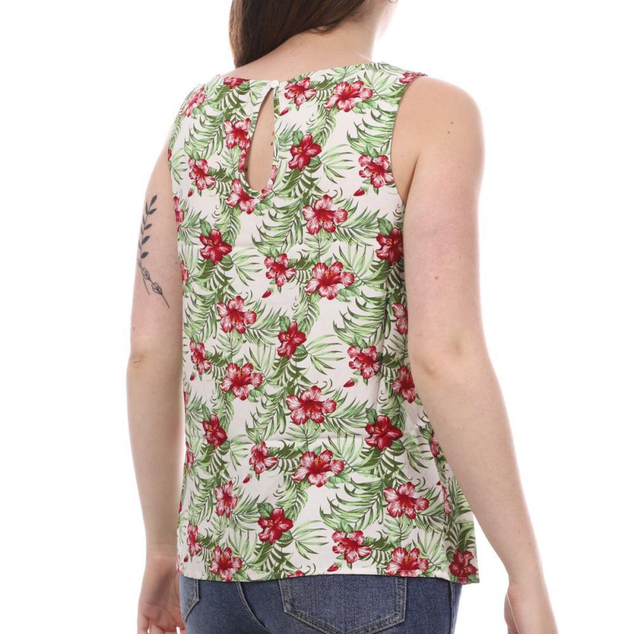 Voir la diapositive 2 : Vero Moda Top /Vert Femme Vero Moda Easy