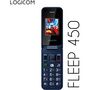 Voir la diapositive 4 : Logicom Téléphone portable Fleep 450 Bleu 4G