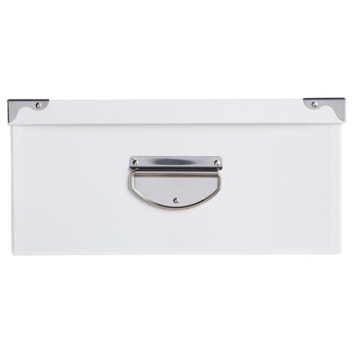  Set de 6 Boîtes de Rangement  Uni  48cm Blanc