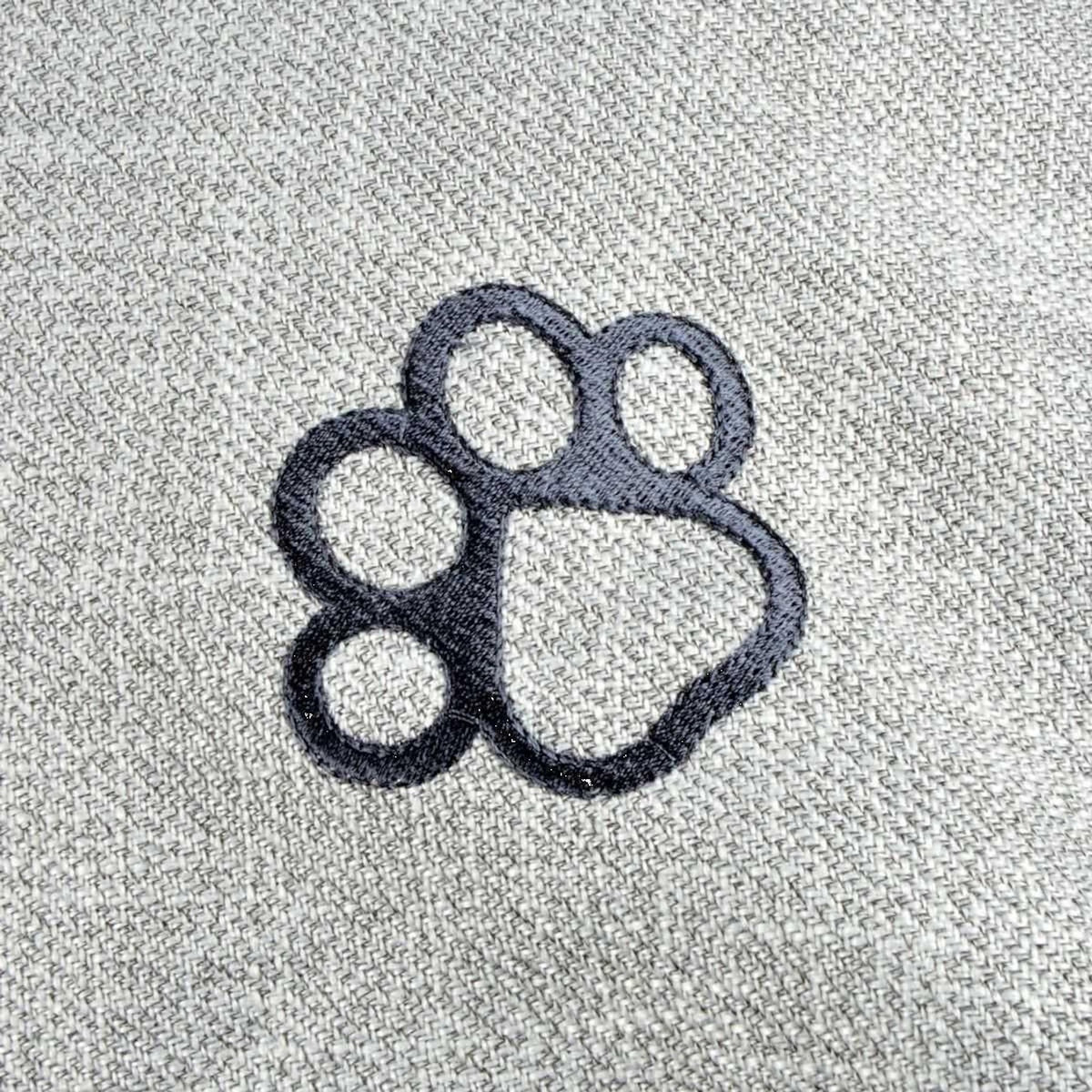 Paris Prix Coussin Rectangle Chien & Chat  City  80cm Gris Clair
