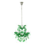 Voir la diapositive 1 : Paris Prix Lustre en Verre  Antique  57cm Vert Émeraude