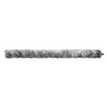 Paris Prix Boudin Bas de Porte Imitation Fourrure  Antartic  80cm Gris