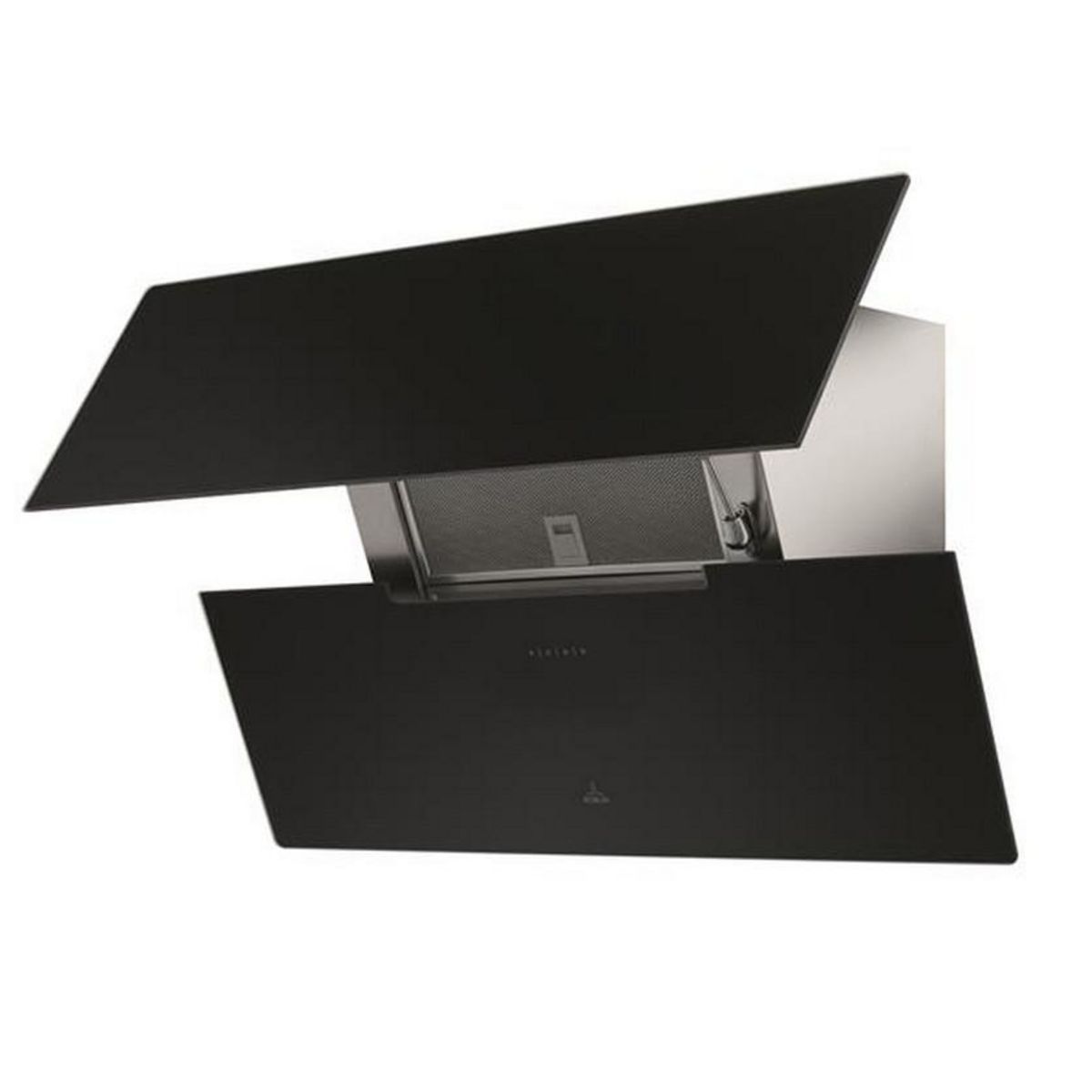 ROBLIN Hotte décorative inclinée 80cm 590m3/h noir - 6989541