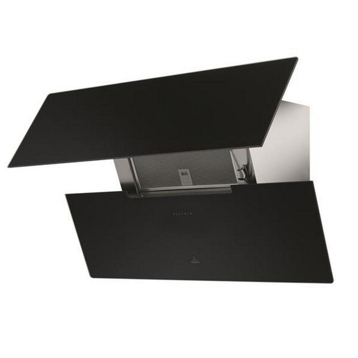 ROBLIN Hotte décorative inclinée 80cm 590m3/h noir - 6989541