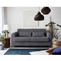 Voir la diapositive 6 : LISA DESIGN Owen - canapé 3 places convertible express couchage quotidien 140 cm matelas 12 cm en velours côtelé grosses côtes