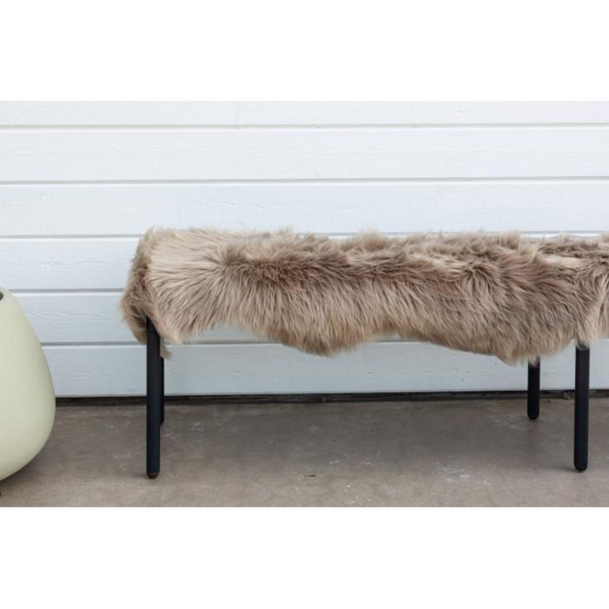 Paris Prix Tapis Imitation Fourrure  Katy  55x180cm Marron