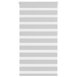 VIDAXL Store zebre gris clair largeur du tissu 80,9 cm polyester