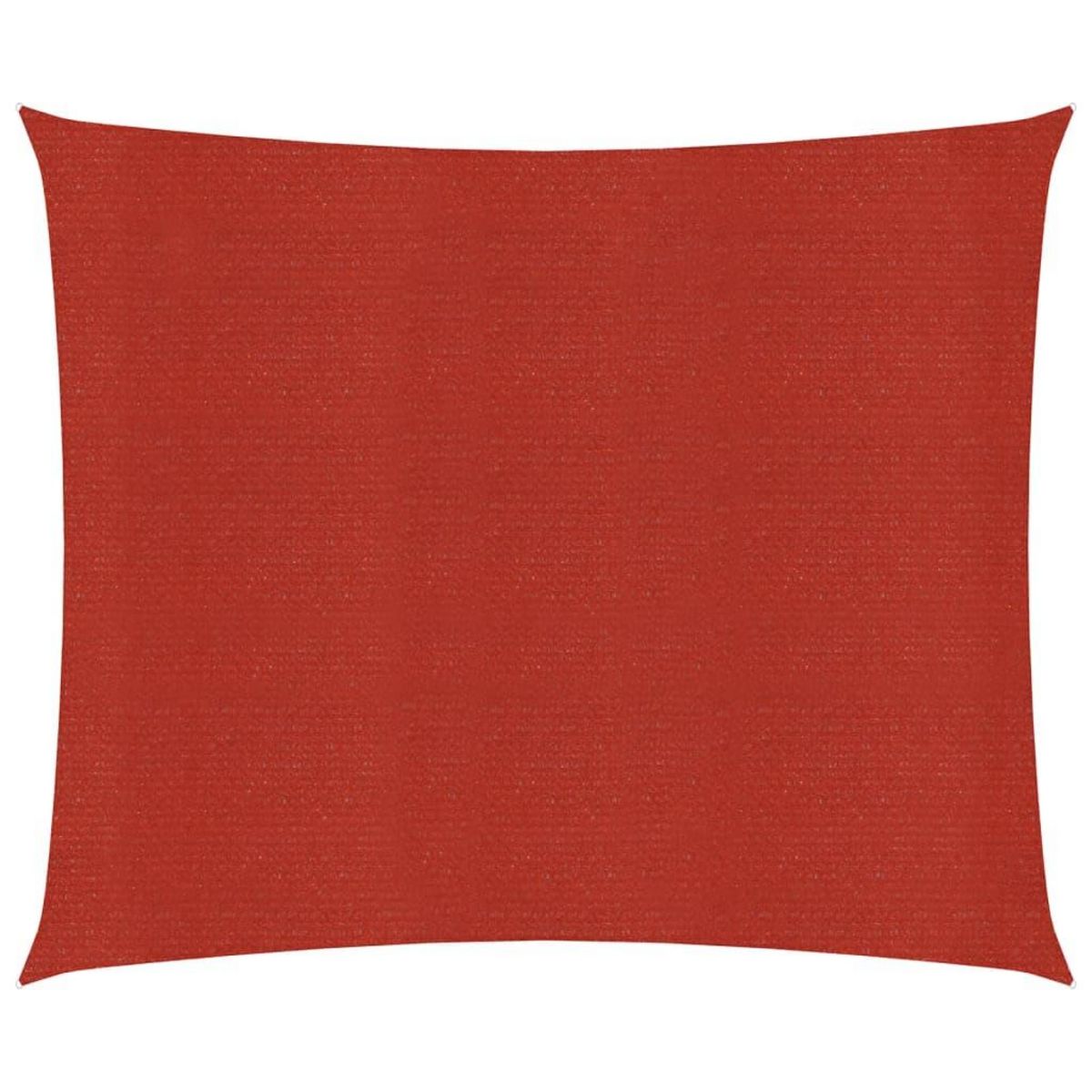 VIDAXL Voile d'ombrage 160 g/m^2 Rouge 2x2,5 m PEHD