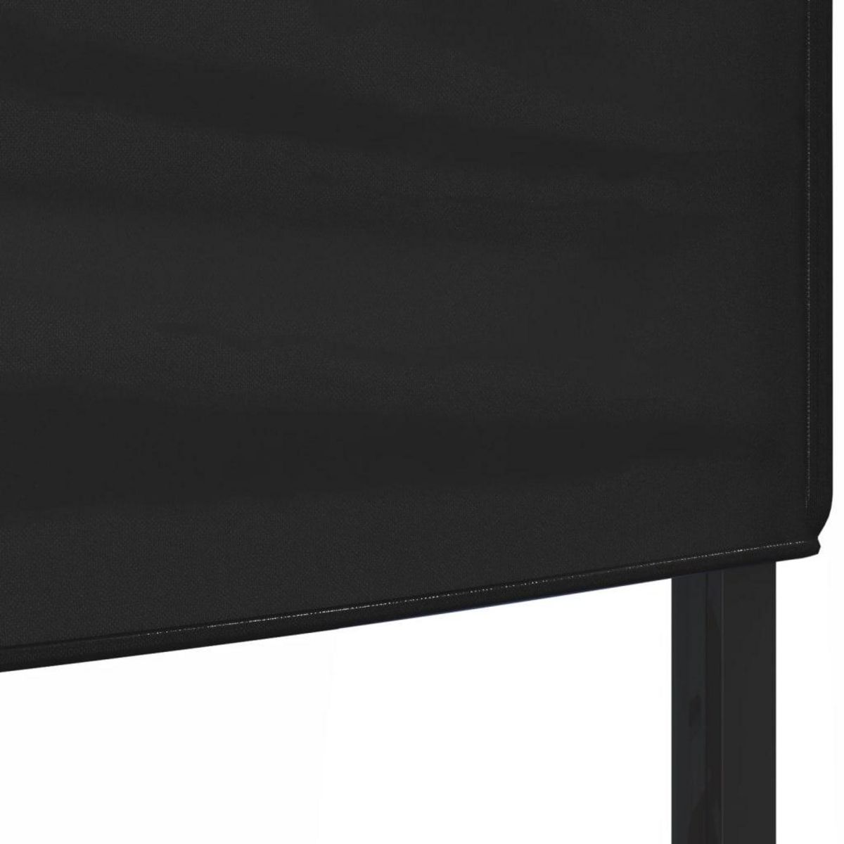 VIDAXL Tente de reception pliable Noir 3x3 m